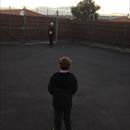 John educating another young colt... With Lachlan at flemington practising kicking !!